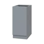 PPS - 4D spodní skříňka, 1-dveřová, levá, 870x400x600, šedá