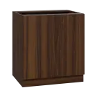 PPS - 8D spodní skříňka, 2-dveřová, 870x800x600, ořech královský