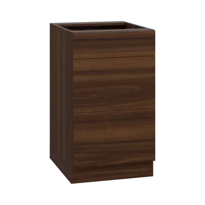 PPS - 5Z33 spodní skříňka, 3-zásuvková, 870x500x600, ořech královský