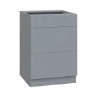 PPS - 6Z33 spodní skříňka, 3-zásuvková, 870x600x600, šedá