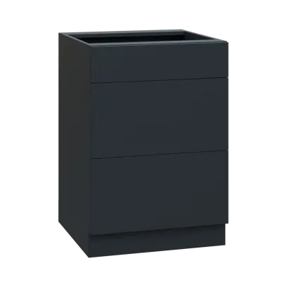 PPS - 6Z33 spodní skříňka, 3-zásuvková, 870x600x600, antracit