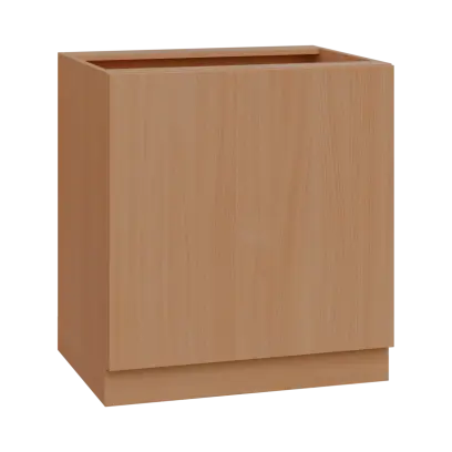 PPSK - 8Z1 spodní skříňka, 3x koš, 870x800x600, buk royal