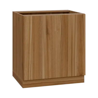 PPSK - 8Z1 spodní skříňka, 3x koš, 870x800x600, ořech světlý