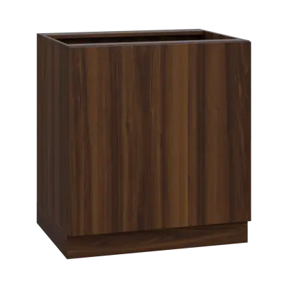 PPSK - 8Z1 spodní skříňka, 3x koš, 870x800x600, ořech královský