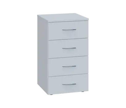 NXP - 44Z přístavná skříňka, 4-zásuvková, 705x400x400, bílá