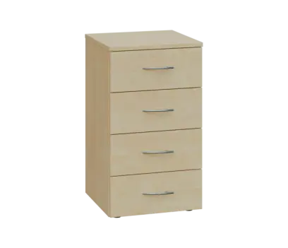 NXP - 44Z přístavná skříňka, 4-zásuvková, 705x400x400, bříza světlá