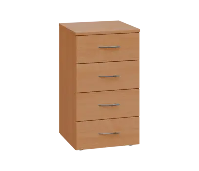 NXP - 44Z přístavná skříňka, 4-zásuvková, 705x400x400, buk royal