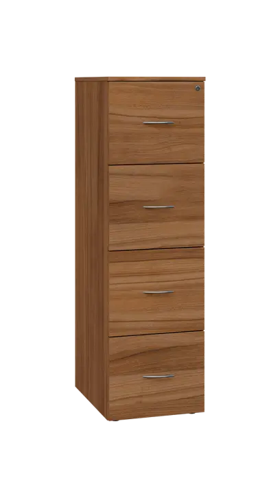 NXKA 44 kartotéka, 4-zásuvková, s centrálním zámkem, 1450x430x580, ořech světlý