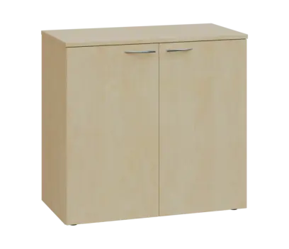 NXN 2 - 8D kancelářská skříň, 2-dveřová, 750x800x400, bříza světlá