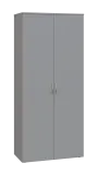 NXSR 5 - 81 šatní skříň, 2-dveřová, výsuvné ramínko, 1800x800x400, šedá