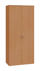 NXSR 5 - 81 šatní skříň, 2-dveřová, výsuvné ramínko, 1800x800x400, buk royal