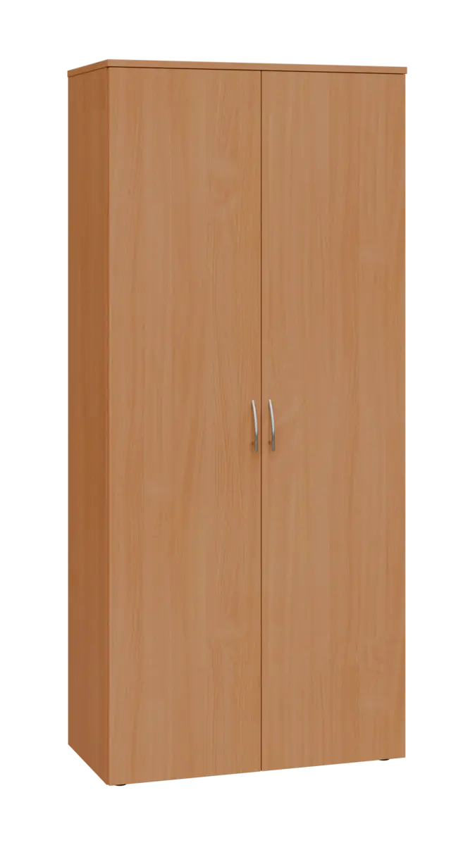 NXSR 5 - 81 šatní skříň, 2-dveřová, výsuvné ramínko, 1800x800x400, buk royal