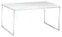 CUBE 120 stolek konferenční, kostra nerez, deska síly 18 mm - bílá