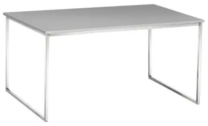 CUBE 120 stolek konferenční, kostra nerez, deska síly 18 mm - šedá