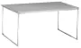 CUBE 120 stolek konferenční, kostra nerez, deska síly 18 mm - šedá