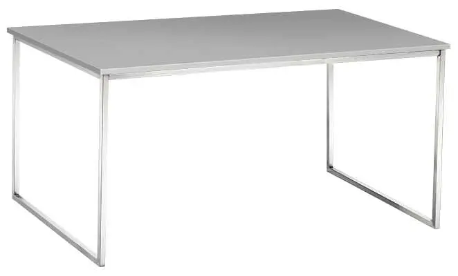 CUBE 120 stolek konferenční, kostra nerez, deska síly 18 mm - šedá