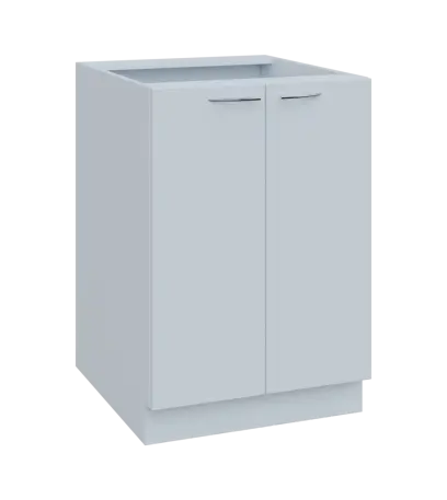 NXS - 6D2 spodní skříňka, 2-dveřová, 870x600x600, bílá