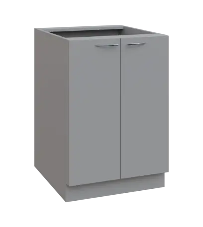 NXS - 6D2 spodní skříňka, 2-dveřová, 870x600x600, šedá NXS - 6D2 spodní skříňka, 2-dveřová, 870x600x600, šedá