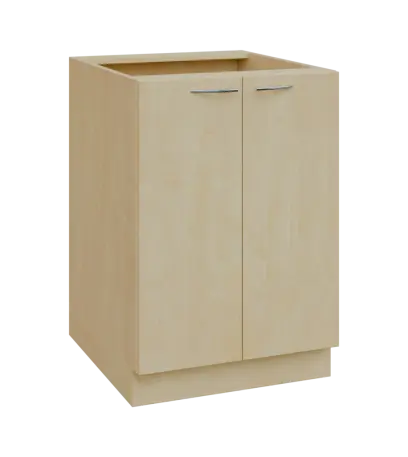 NXS - 6D2 spodní skříňka, 2-dveřová, 870x600x600, bříza světlá