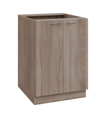 NXS - 6D2 spodní skříňka, 2-dveřová, 870x600x600, dub bardolino