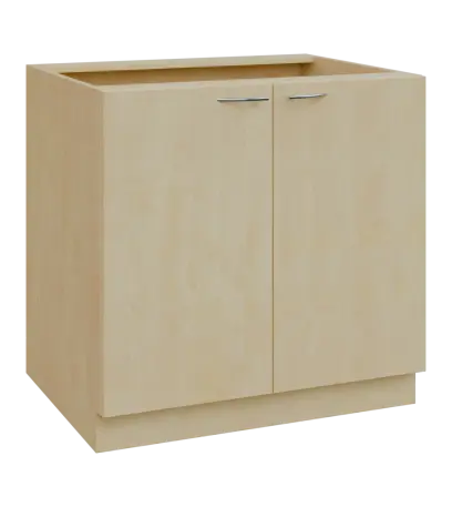 NXS - 9D spodní skříňka, 2-dveřová, 870x900x600, bříza světlá