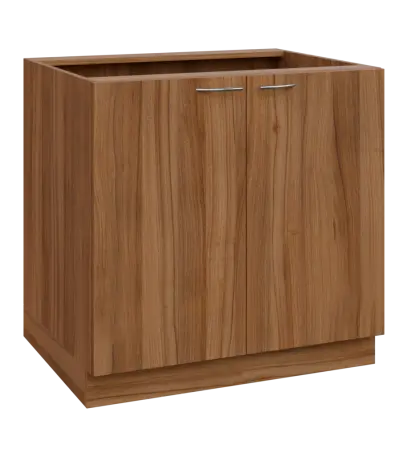 NXS - 9D spodní skříňka, 2-dveřová, 870x900x600, ořech světlý