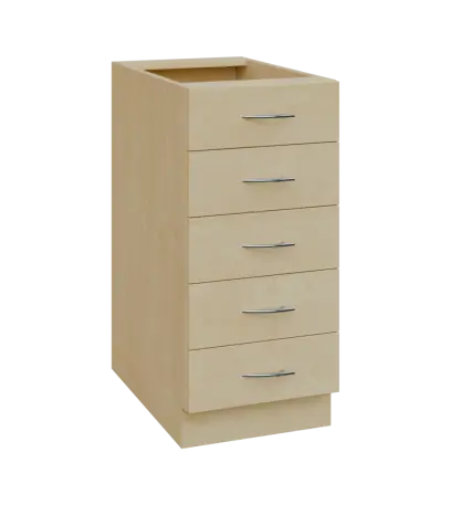 NXS - 4Z52 spodní skříňka, 5-zásuvková, 870x400x600, bříza světlá