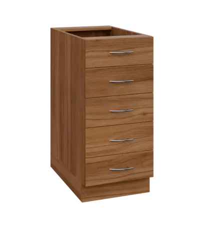 NXS - 4Z52 spodní skříňka, 5-zásuvková, 870x400x600, ořech světlý