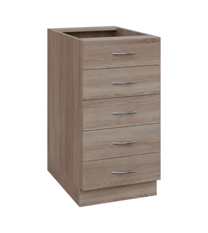 NXS - 45Z52 spodní skříňka, 5-zásuvková, 870x450x600, dub bardolino