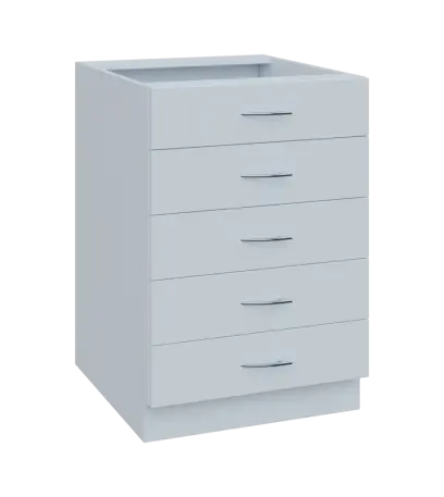 NXS - 6Z52 spodní skříňka, 5-zásuvková, 870x600x600, bílá