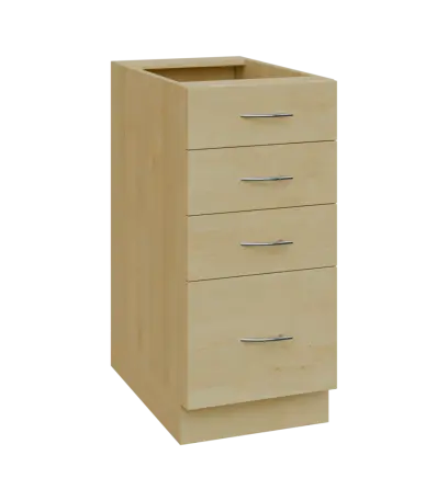 NXS - 4Z41 spodní skříňka, 4-zásuvková, 870x400x600, javor horský