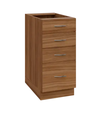 NXS - 4Z41 spodní skříňka, 4-zásuvková, 870x400x600, ořech světlý