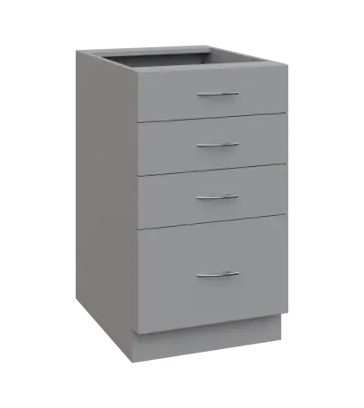 NXS - 5Z41 spodní skříňka, 4-zásuvková, 870x500x600, šedá