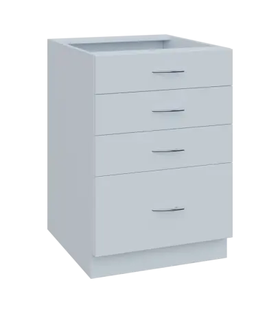 NXS - 6Z41 spodní skříňka, 4-zásuvková, 870x600x600, bílá