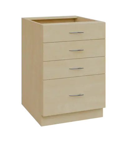 NXS - 6Z41 spodní skříňka, 4-zásuvková, 870x600x600, bříza světlá