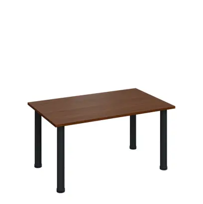 G-43 Konferenční stolek 1000 x 600 mm, deska 18 mm, ořech královský / nohy černé RAL9005