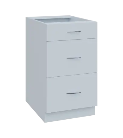 NXS - 5Z33 spodní skříňka, 3-zásuvková, 870x500x600, bílá