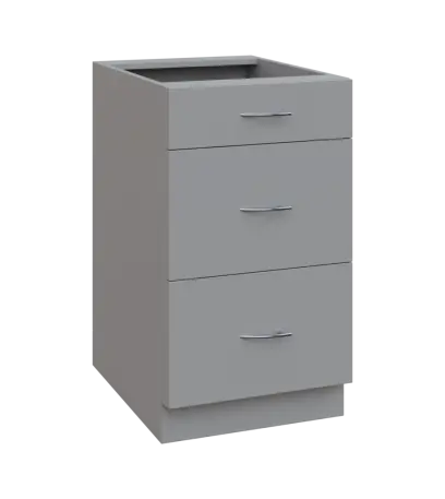 NXS - 5Z33 spodní skříňka, 3-zásuvková, 870x500x600, šedá