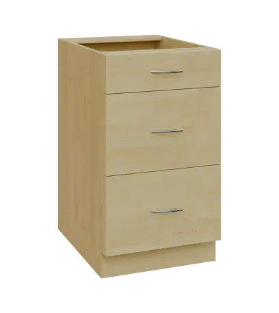 NXS - 5Z33 spodní skříňka, 3-zásuvková, 870x500x600, javor horský