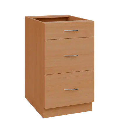 NXS - 5Z33 spodní skříňka, 3-zásuvková, 870x500x600, buk royal