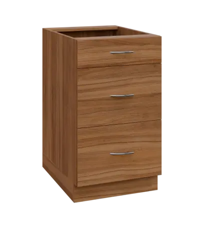 NXS - 5Z33 spodní skříňka, 3-zásuvková, 870x500x600, ořech světlý