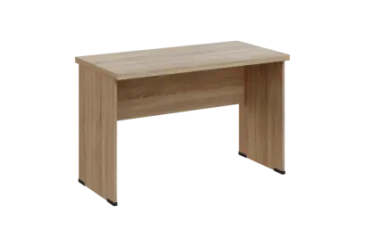 SIPL 36 - 12 stůl kancelářský, dřevěná podnož, deska 36 mm, široký 1200 mm, dub bardolino