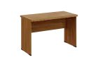 SIPL 36 - 12 stůl kancelářský, dřevěná podnož, deska 36 mm, široký 1200 mm, ořech světlý