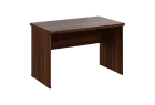 SIPL 37 - 12 stůl kancelářský, dřevěná podnož, deska 36 mm, široký 1200 mm, ořech královský
