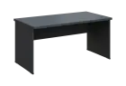 SIPL 38 - 16 stůl kancelářský, dřevěná podnož, deska 36 mm, široký 1600 mm, antracit