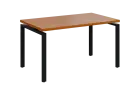 SIPK 38 - 14 stůl kancelářský, kovová podnož černá, deska 36 mm, široký 1400 mm, třešeň šumavská