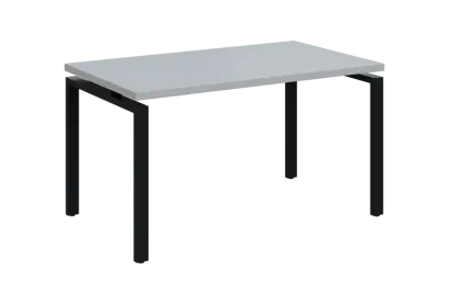 SIPK 38 - 14 stůl kancelářský, kovová podnož černá, deska 36 mm, široký 1400 mm, šedá
