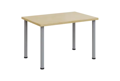 SIJ 38 - 12 přístavba jednací, kovová podnož stříbrná, síla desky 36 mm, široká 1200 mm, javor horsk