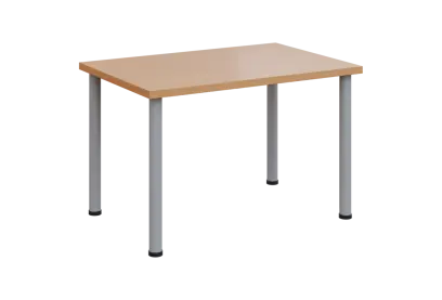 SIJ 38 - 12 přístavba jednací, kovová podnož stříbrná, síla desky 36 mm, široká 1200 mm, buk royal