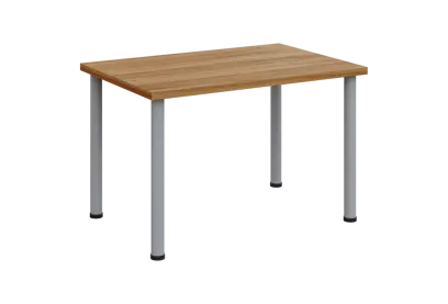 SIJ 38 - 12 přístavba jednací, kovová podnož stříbrná, síla desky 36 mm, široká 1200 mm, ořech světl